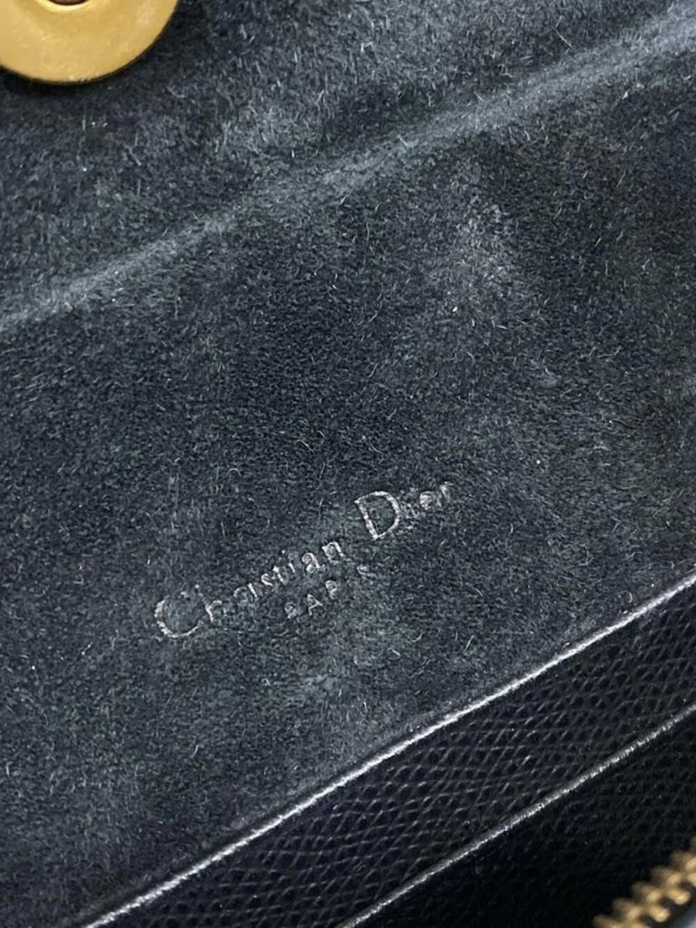 DIOR/ChristianDior Saddle Bag Black Leather Bum Bag - Picture 7 of 15